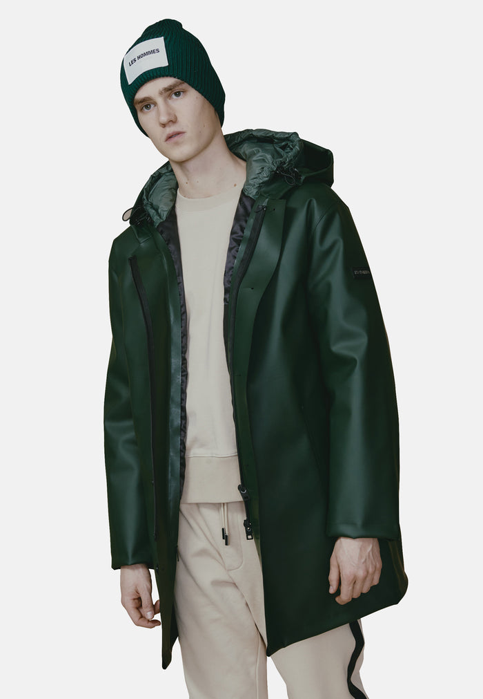 les hommes RUBBER PARKA + DUCK DOWN JACKET