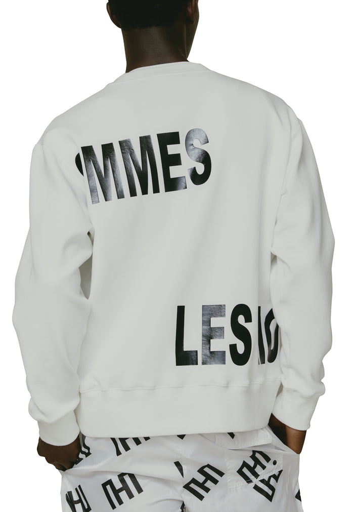 Les Hommes STRETCH-ROUND NECK-SWEATSHIRT