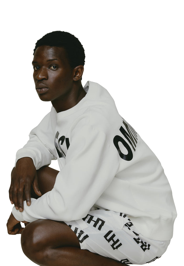 Les Hommes STRETCH-ROUND NECK-SWEATSHIRT