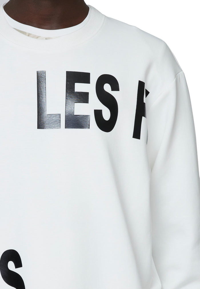 Les Hommes STRETCH-ROUND NECK-SWEATSHIRT