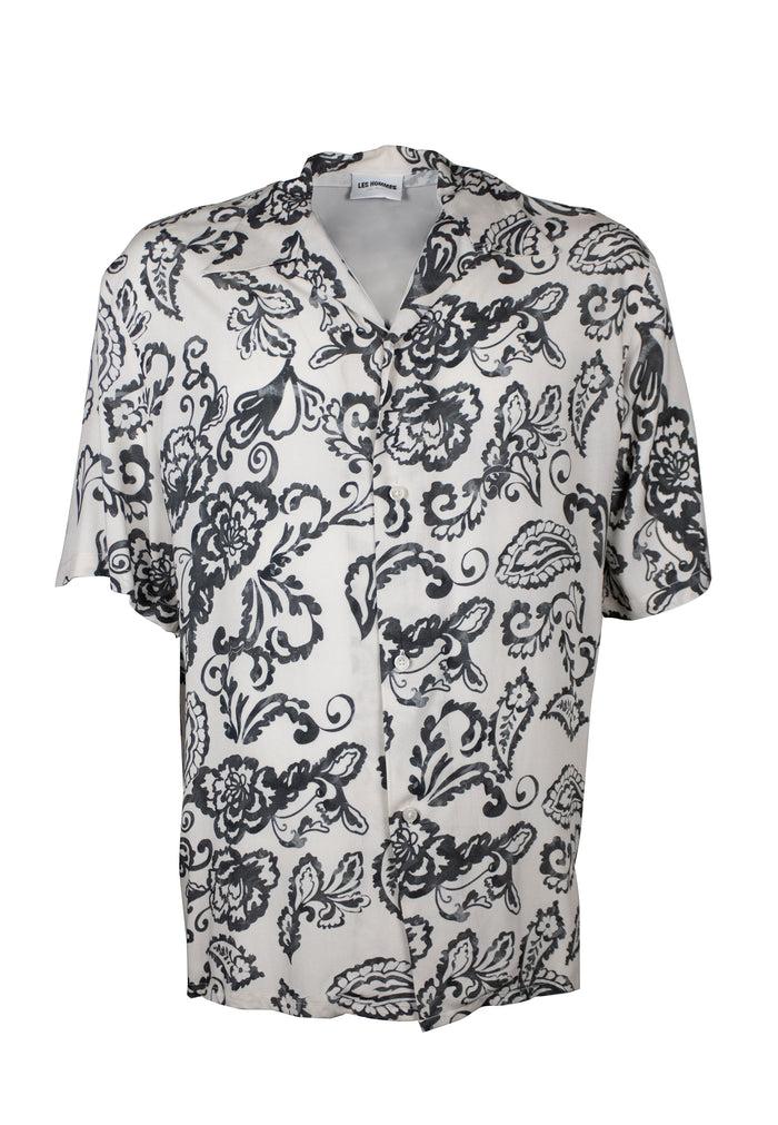 Les Hommes VISCOSE PRINTED SHIRT