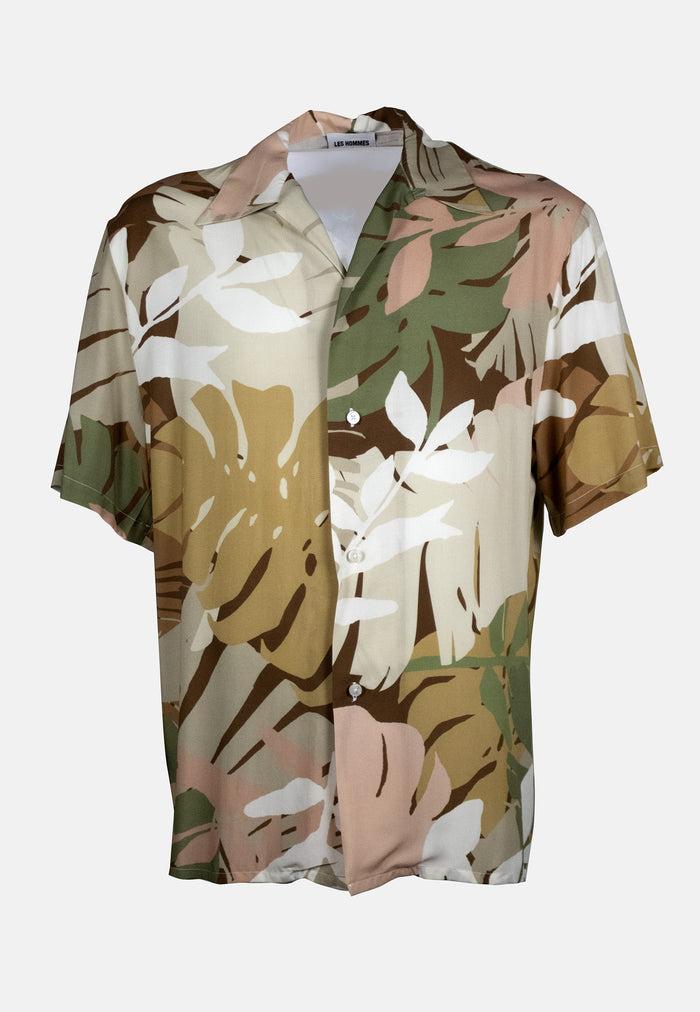 Les Hommes VISCOSE PRINTED SHIRT