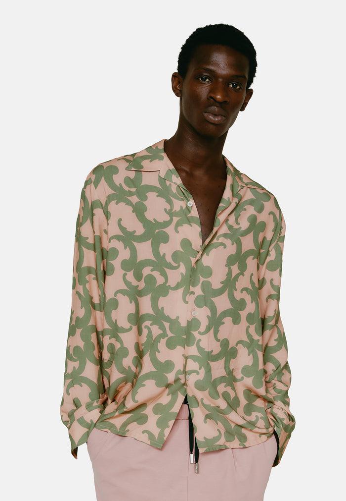 les hommes VISCOSE PRINTED SHIRT