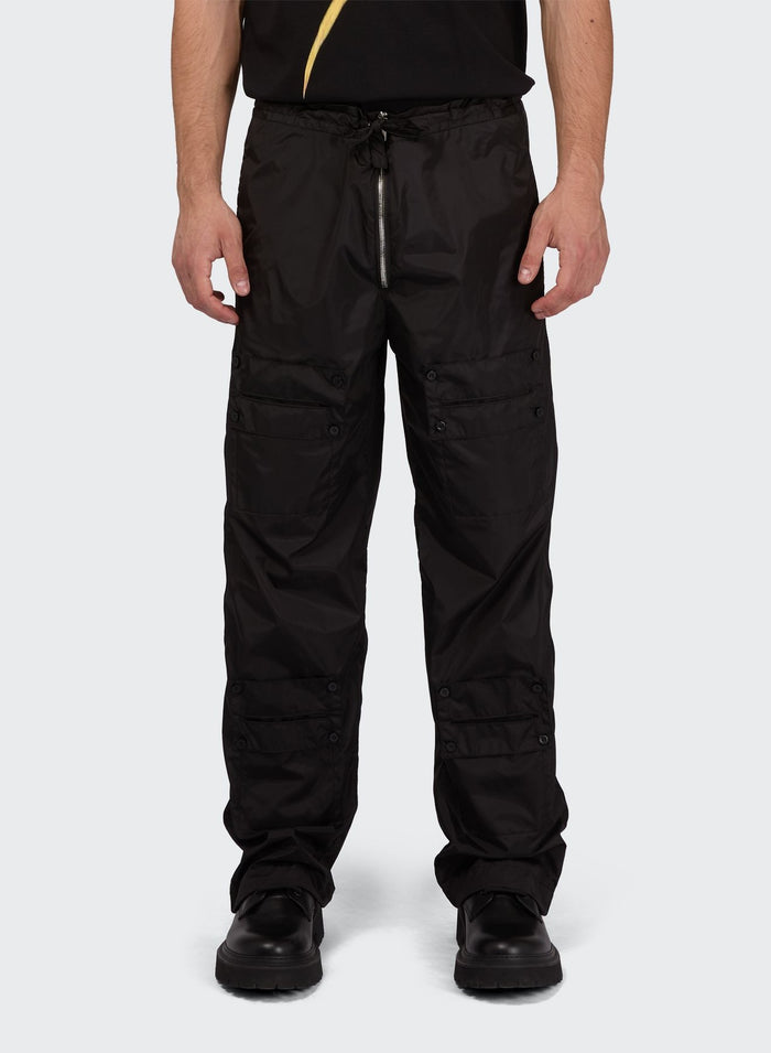 Les Hommes NYLON CARGO TROUSER WITH 4 POCKETS AND COULISSE