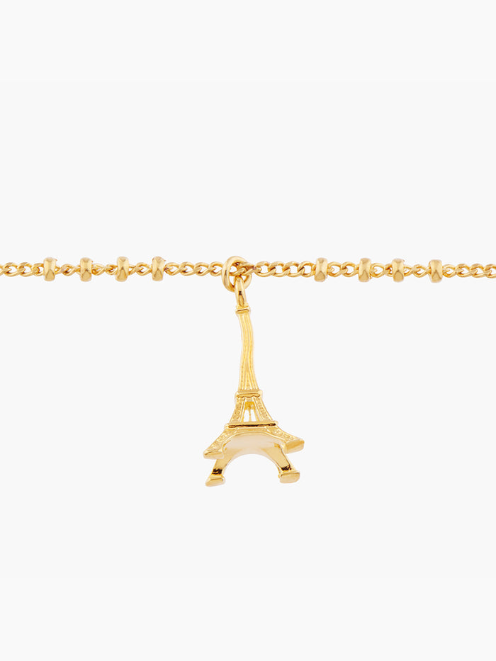Les Néréides 40 Souvenirs Eiffel Tower Charms Bracelet - Blue