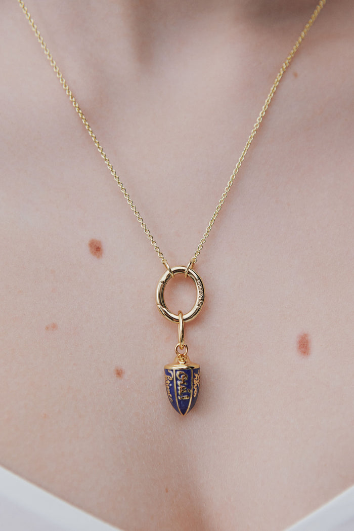 Les Néréides Answer To Everything Pendant - Inspiration And Resolution - Blue