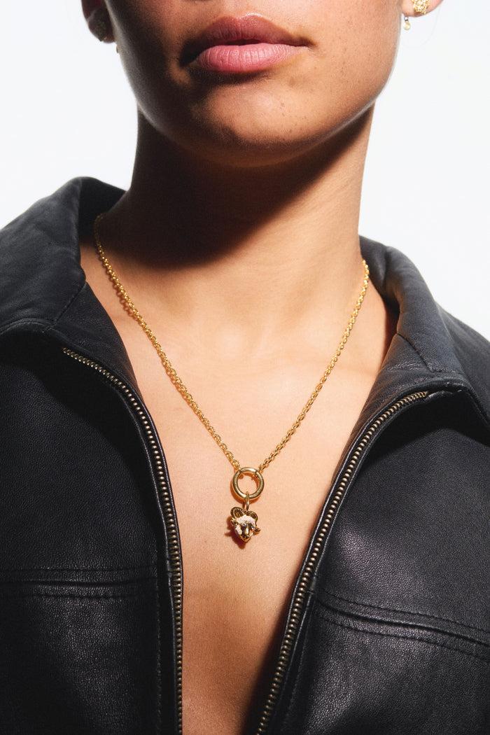 Les Néréides Aries Pendant - Boldness And Vigor - Multicolor