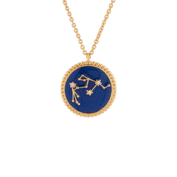 les néréides Constellation Reversible Aquarius Zodiac Sign Pendant Necklace - Aquarius