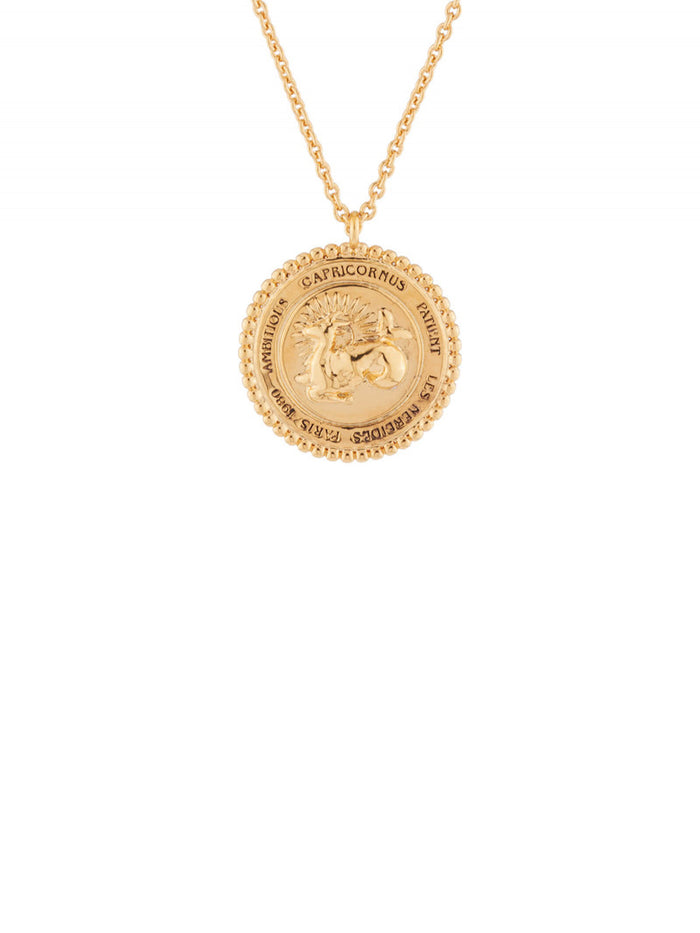 Les Néréides Constellation Reversible Capricorn Zodiac Sign Pendant Necklace - Capricorn