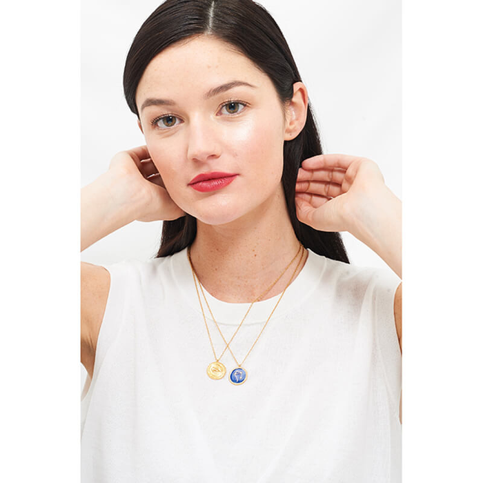 Les Néréides Constellation Reversible Capricorn Zodiac Sign Pendant Necklace - Capricorn
