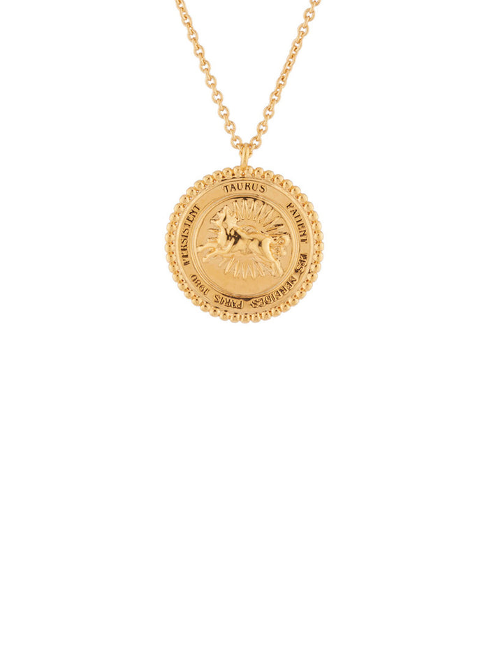 Les Néréides Constellation Reversible Taurus Zodiac Sign Pendant Necklace - Taurus