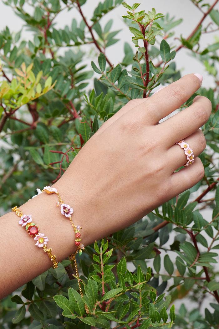 Les Néréides Enchanted Encounter Bunny Charms Bracelet - Multicolor