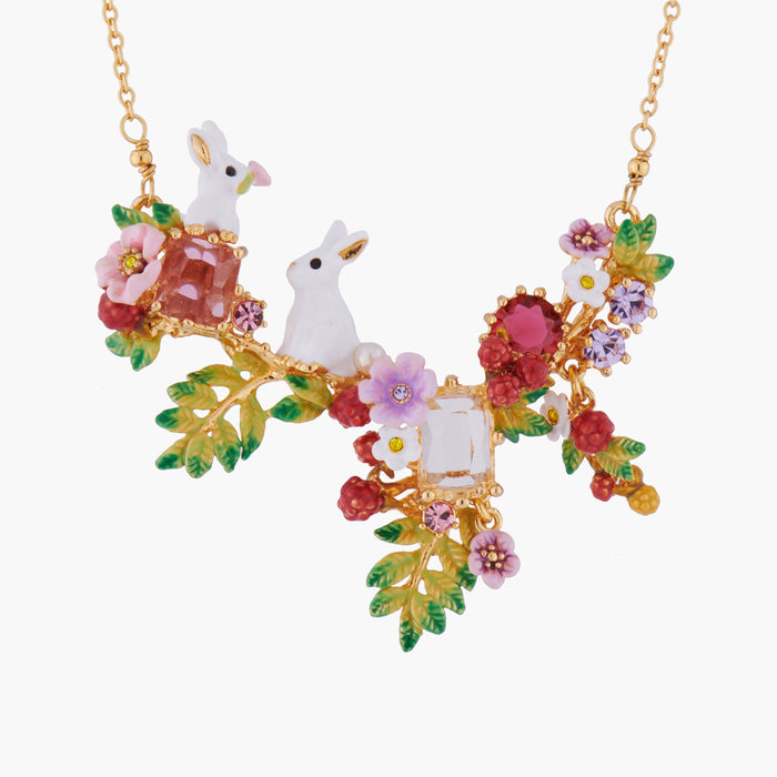 les néréides Enchanted Encounter Bunny Collar Necklace - Multicolor