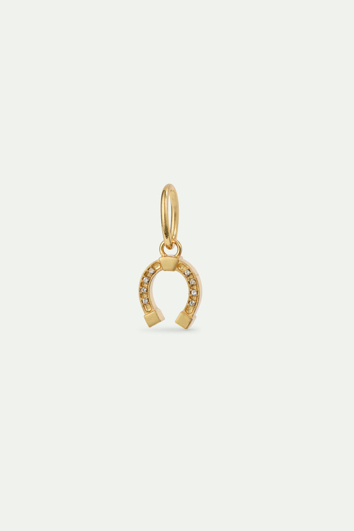 les néréides Gold-Plated Horseshoe Pendant - Conjuring and Abnegation - Gold
