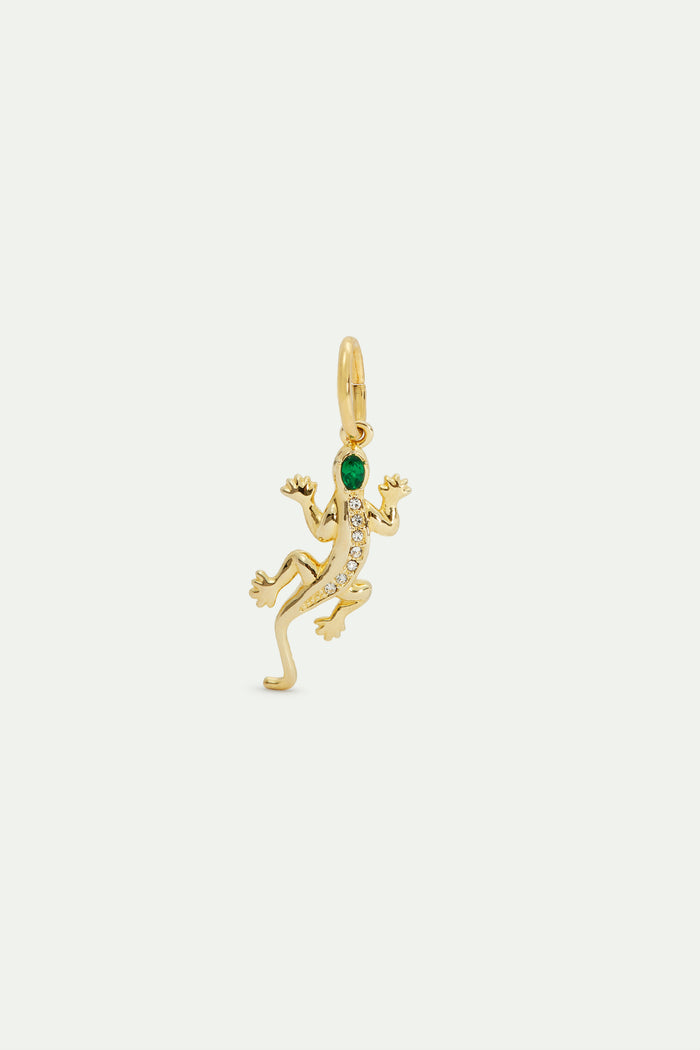 les néréides Golden Lizard Pendant - Renewal and Idleness - Gold