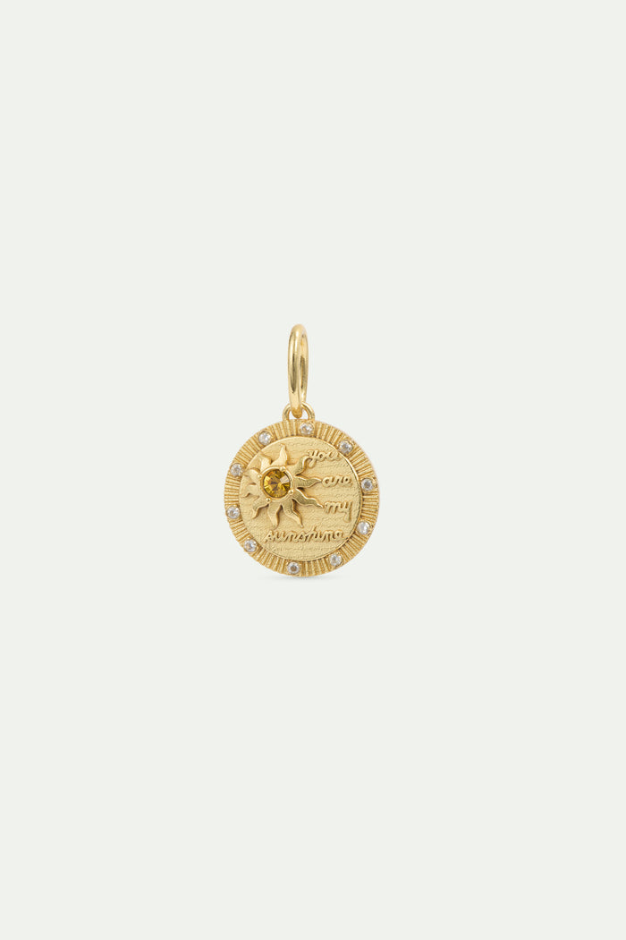les néréides Golden Sunbeam Pendant - Dualism and Delight - Gold