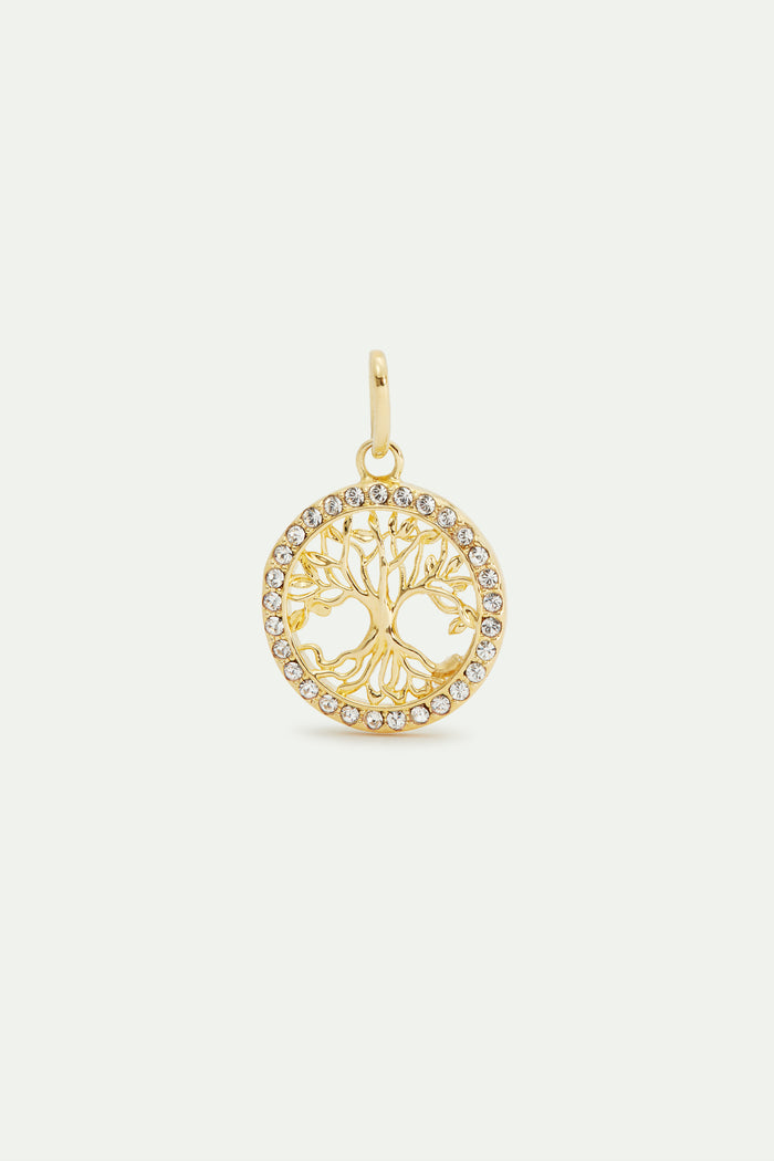 les néréides Golden Tree of Life Pendant - Balance and Knowledge - Gold