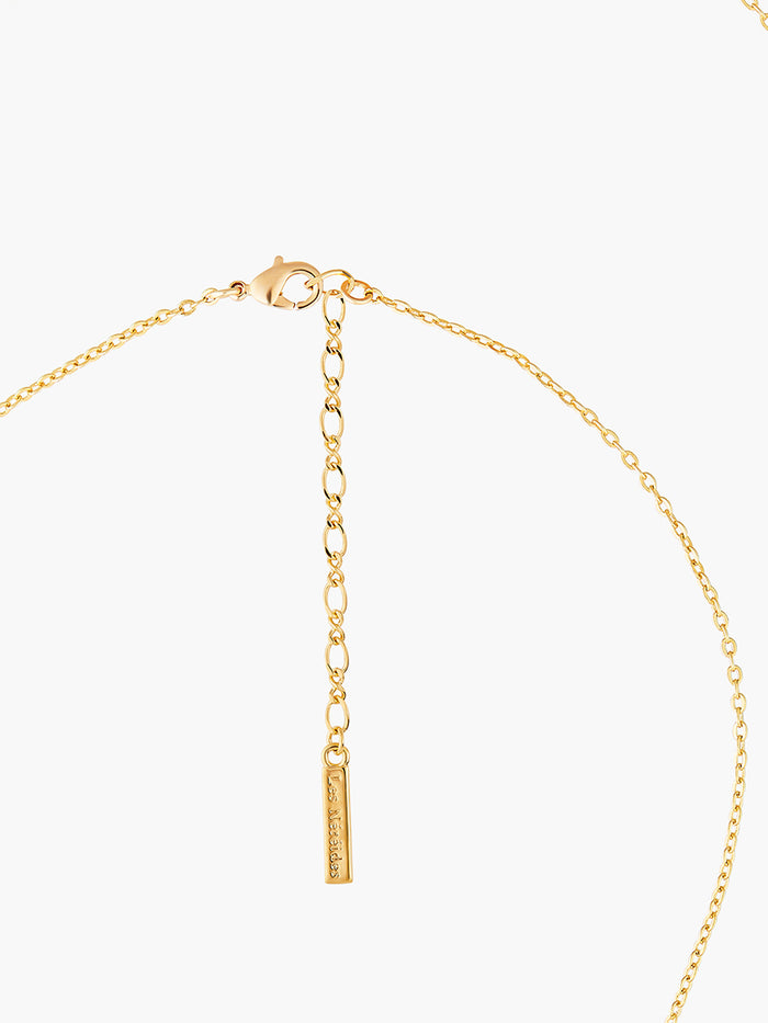 Les Néréides Japanese Emperor Butterfly And Cherry Blossom Necklace - Multicolore