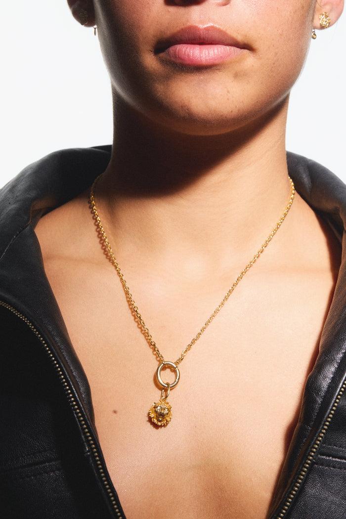 Les Néréides Leo Pendant - Majesty And Softness - Multicolor