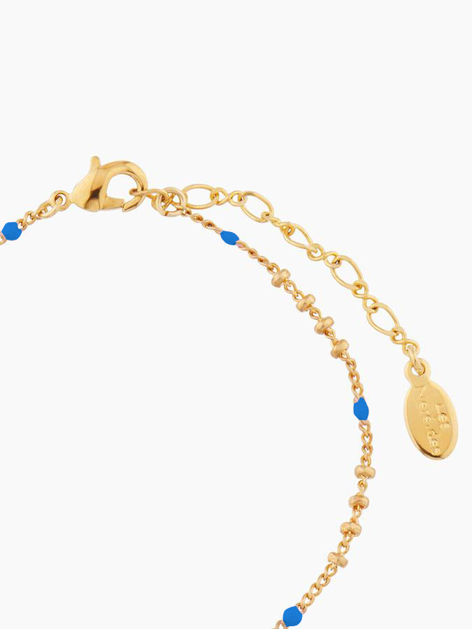 Les Néréides 40 Souvenirs Cat Charms Bracelet - Blue