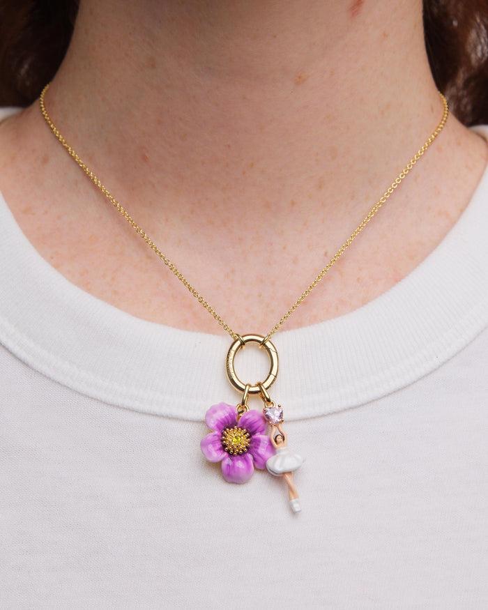 Les Néréides Anemone Pendant - Multicolor