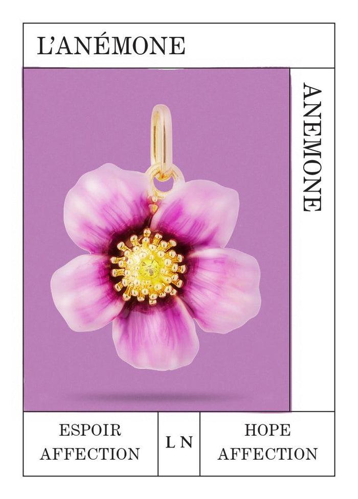 Les Néréides Anemone Pendant - Multicolor