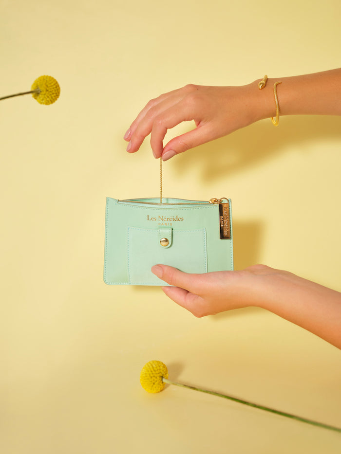 les néréides Les Néréides Flat Jewelry Gift Pouch - Green