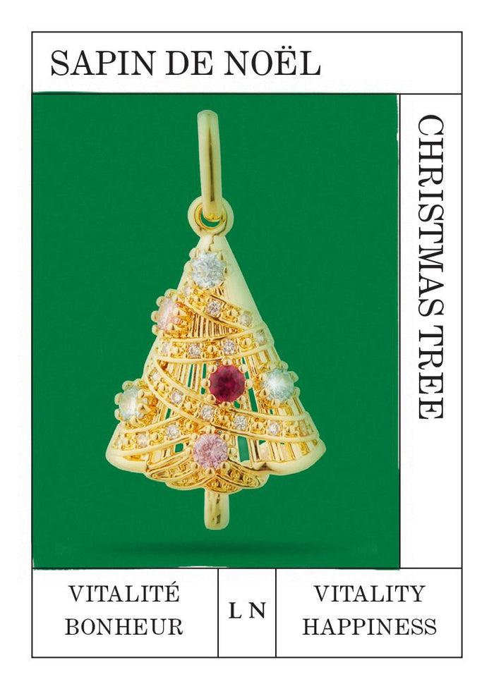 Les Néréides Golden Christmas Tree Pendant - Gold