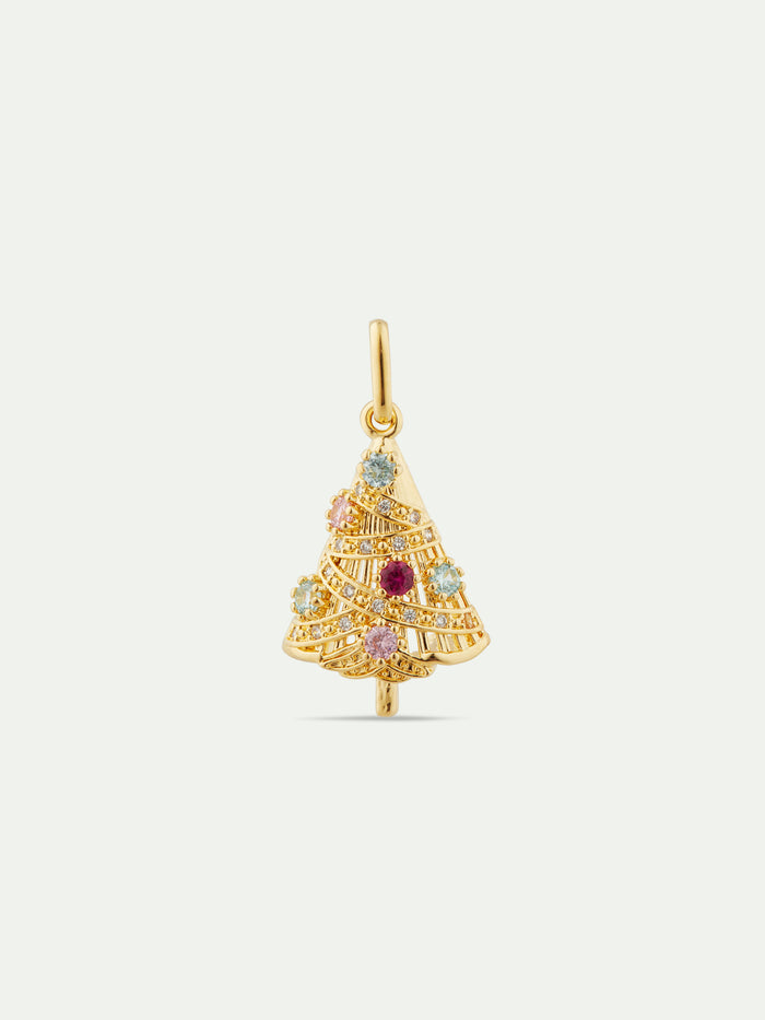 les néréides Golden Christmas Tree Pendant - Gold