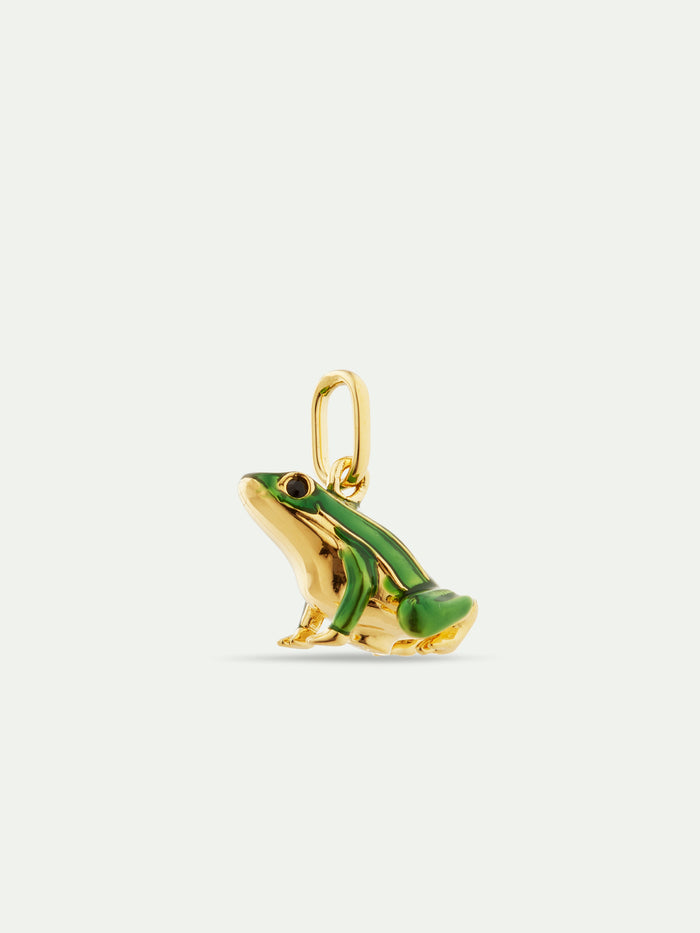les néréides Green Frog Pendant - Green