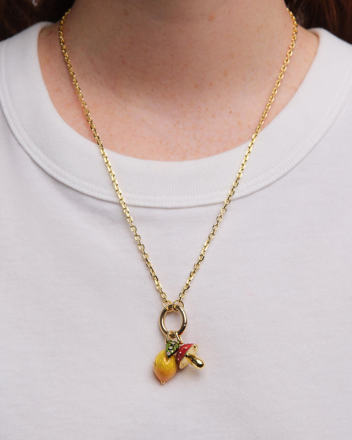 Les Néréides Lemon Pendant - Multicolor