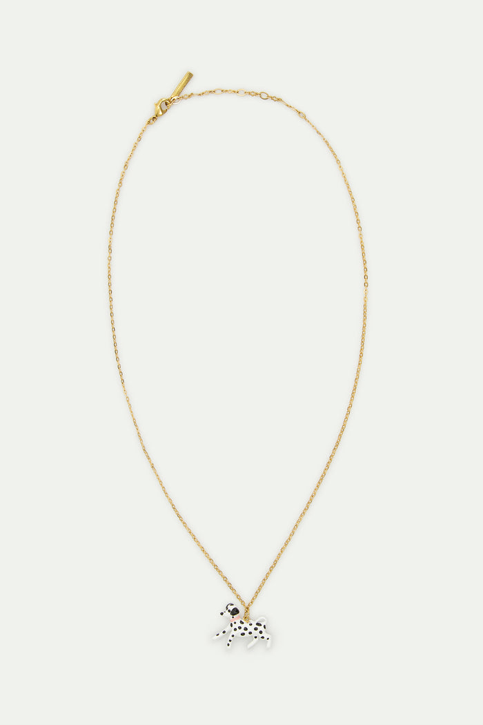 Les Néréides Les Néréides Loves Animals - Black And White Dalmatian Pendant Necklace - Multicolor