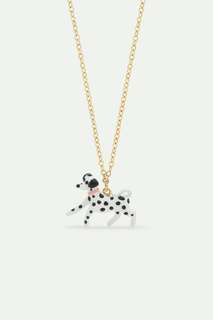 les néréides Les Néréides Loves Animals - Black and White Dalmatian Pendant Necklace - Multicolor