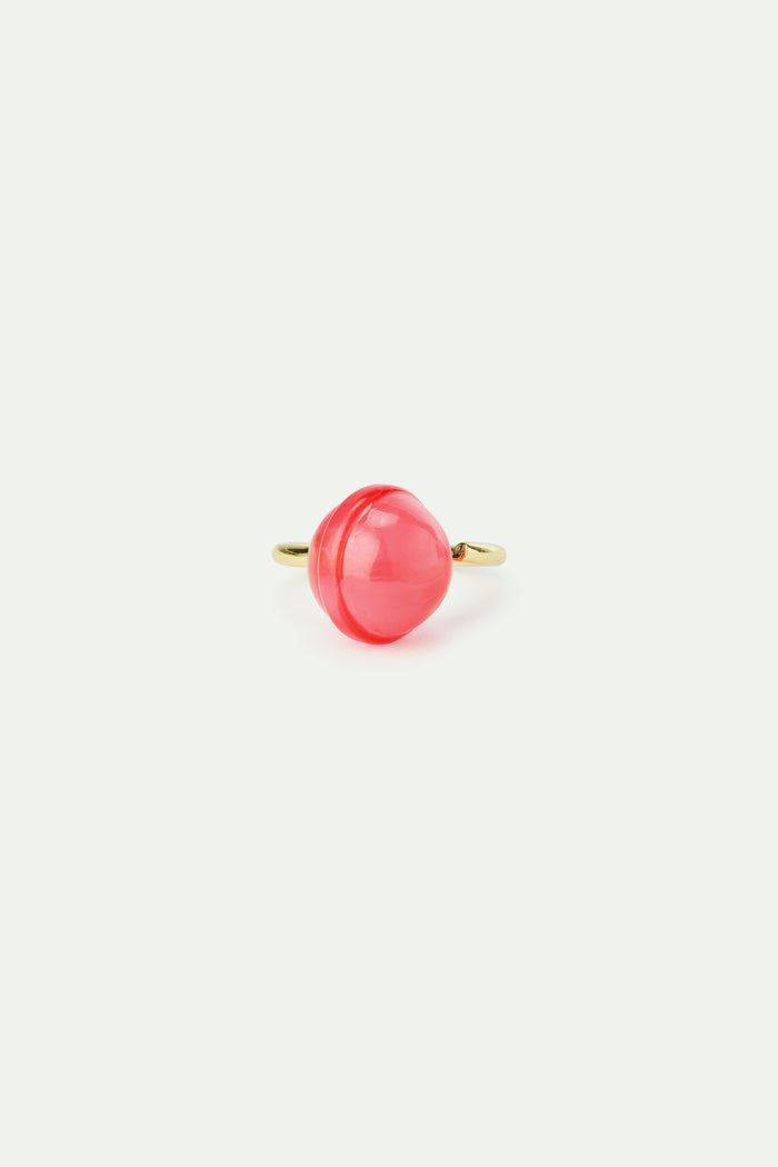 Les Néréides N2 Red Lollipop Adjustable Ring - Red