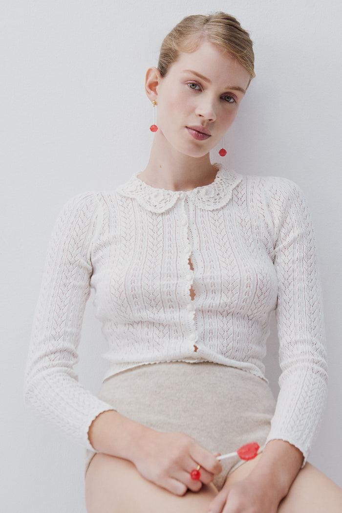 Les Néréides N2 Red Lollipop Adjustable Ring - Red