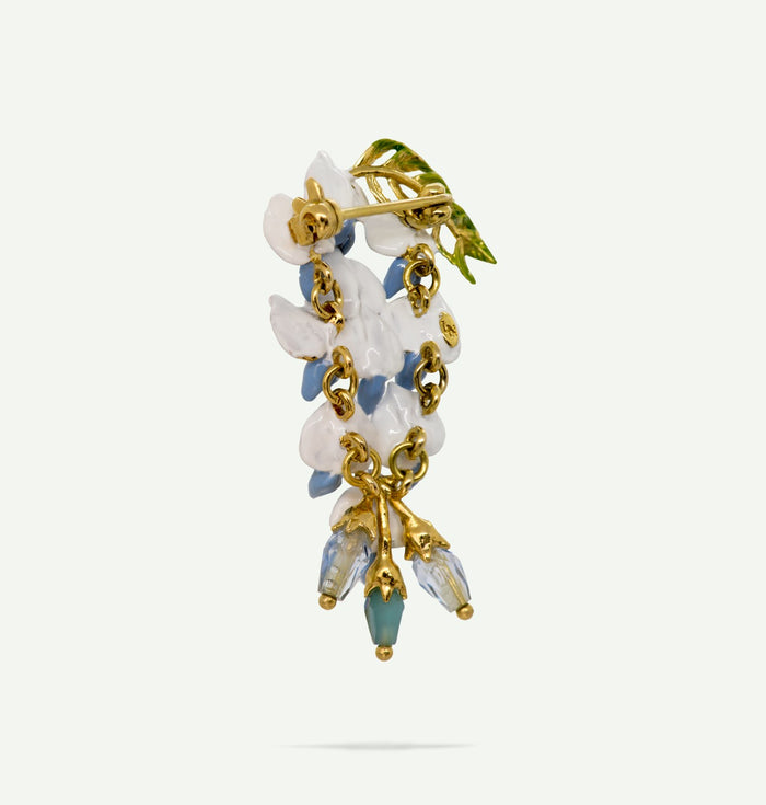 Les Néréides Wisteria Brooch - Blue
