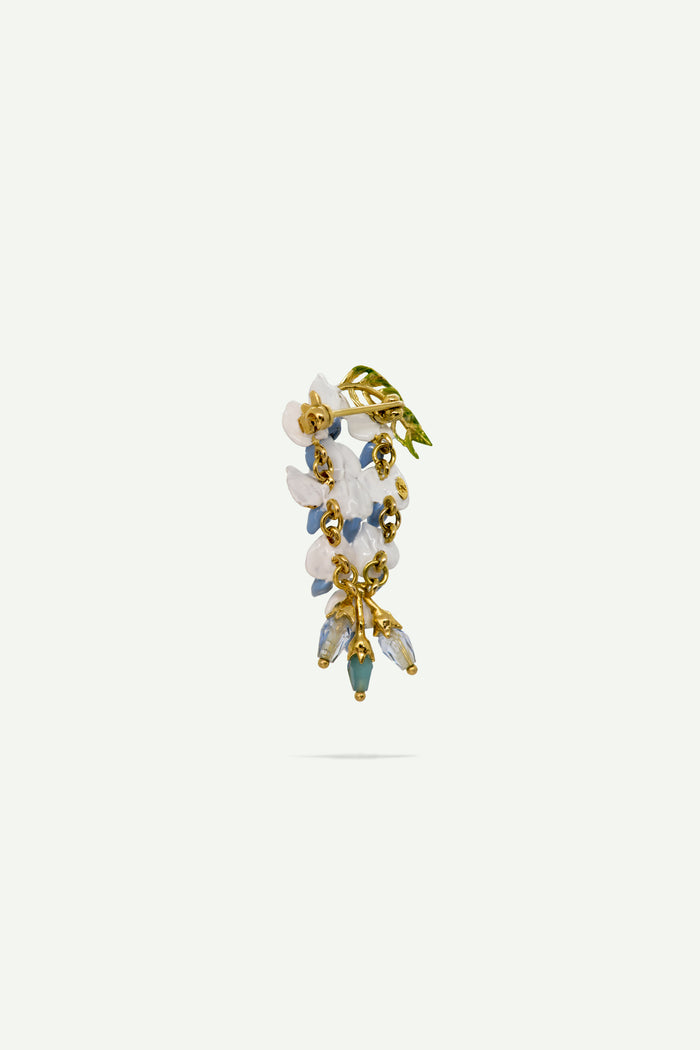 les néréides Wisteria Brooch - Blue