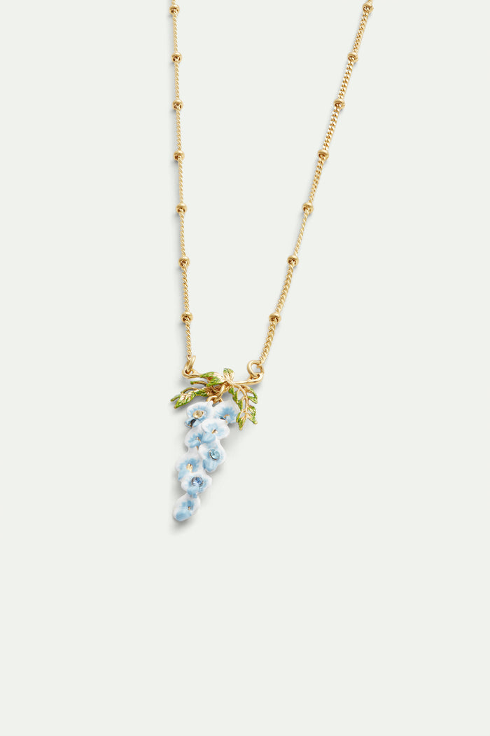 Les Néréides Wisteria Pendant Necklace - Blue