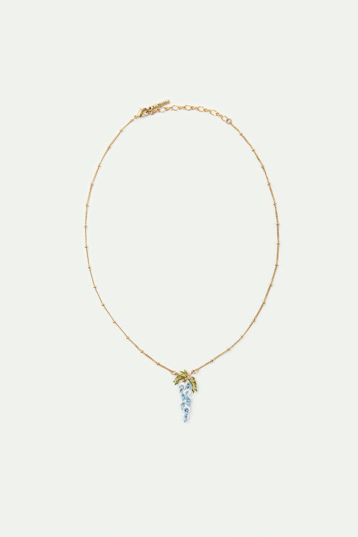 Les Néréides Wisteria Pendant Necklace - Blue