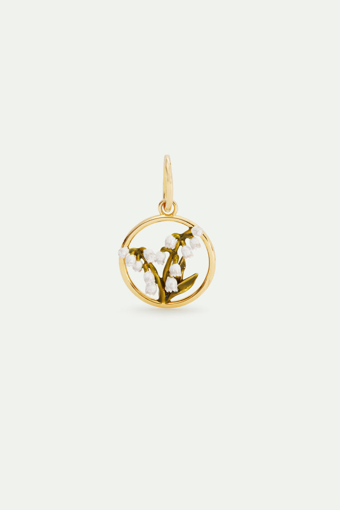 les néréides Lily of the Valley Pendant - Good Fortune and Elegance - Multicolor