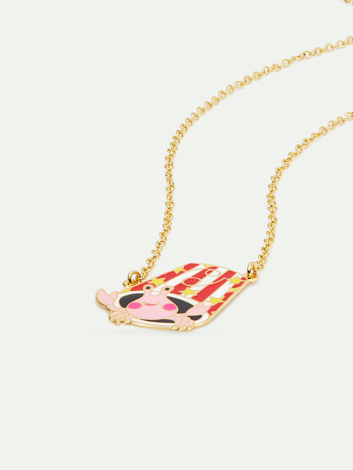 Les Néréides N2 Cancer Astrological Sign Pendant Necklace - Multicolor