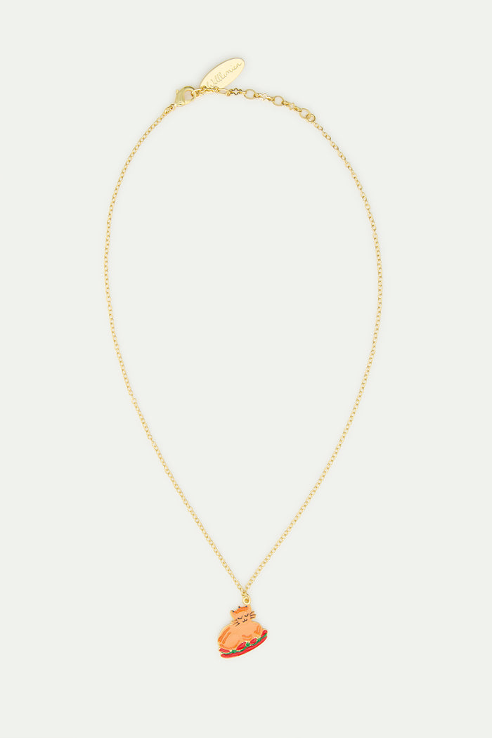 Les Néréides N2 Christmas Dinner And Gold Crown Pendant Necklace - Multicolor