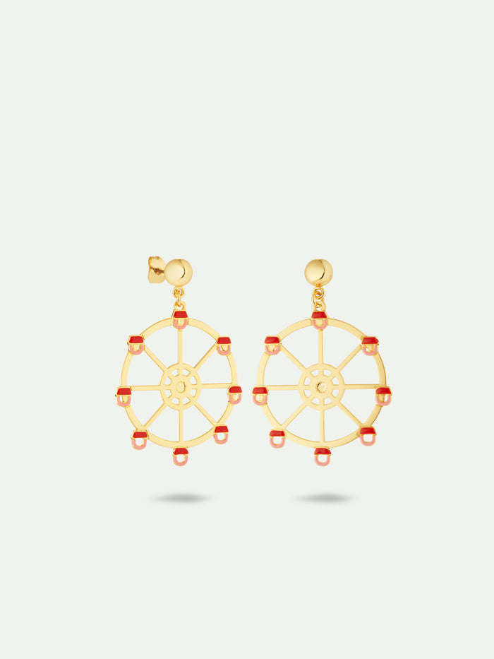 Les Néréides N2 Ferris Wheel Post Earrings - Multicolor