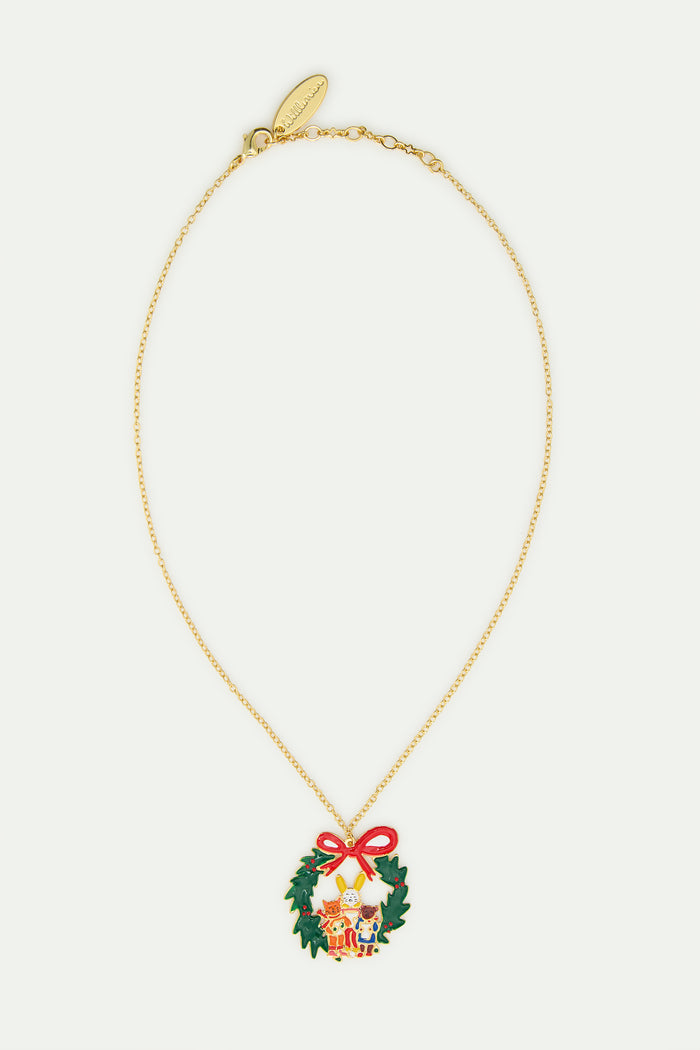 Les Néréides N2 Wreath And Christmas Carols Pendant Necklace - Multicolor