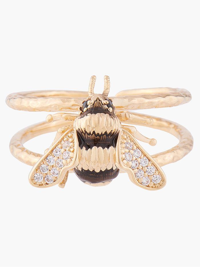 Les Néréides Nectar Of The Sun Bumblebee Adjustable Ring - Gold