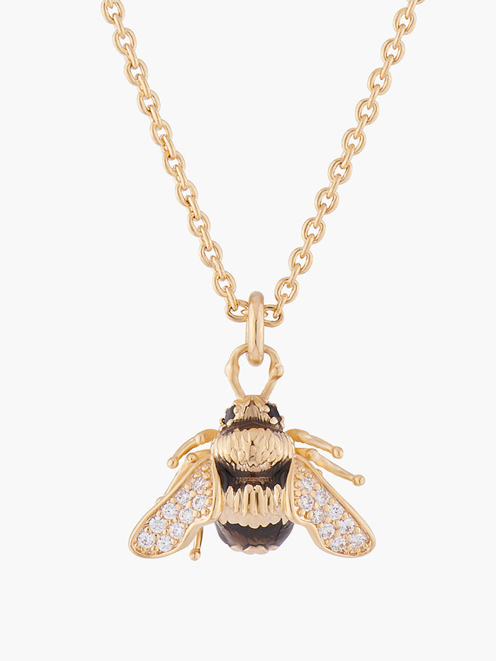 les néréides Nectar of the Sun Bumblebee Pendant Necklace - Gold