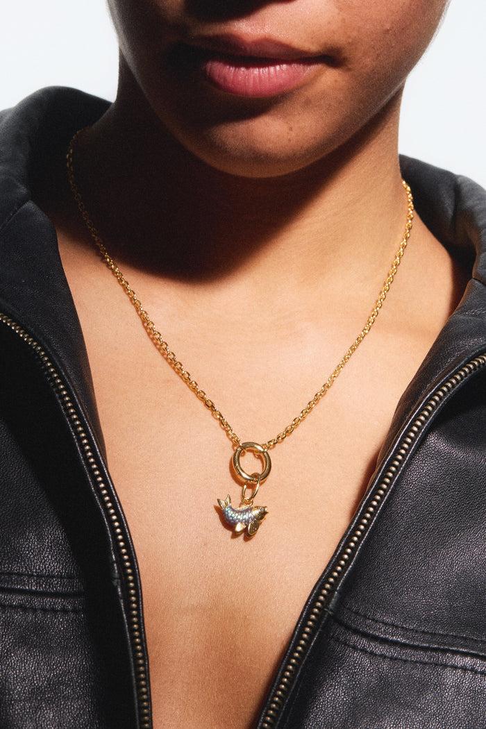 Les Néréides Pisces Pendant - Spirituality And Compassion - Multicolor