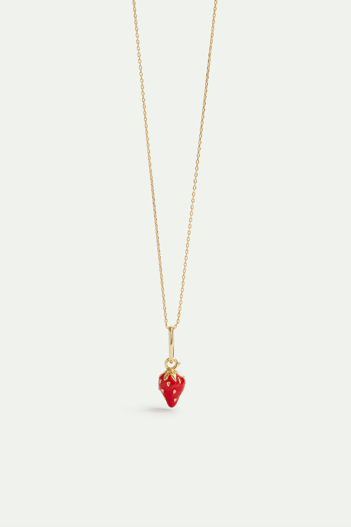 Les Néréides Strawberry Pendant - Sensuality And Indulgence - Red