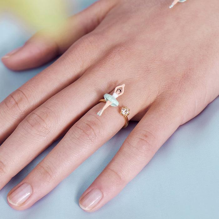 Les Néréides The Nutcracker Ballerina Adjustable Ring - Multi