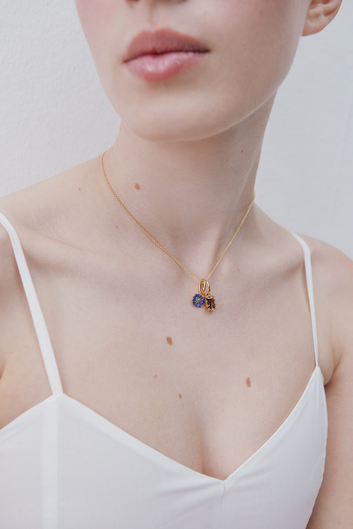 Les Néréides Twilight Parma Stone Pendant - Protection And Potential - Multicolor